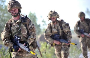 TA Reservist Soldiers on Exercise in Italy
