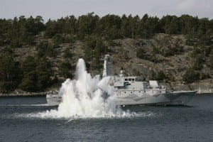 Koster-class mine countermeasures vessel Sweden Saab